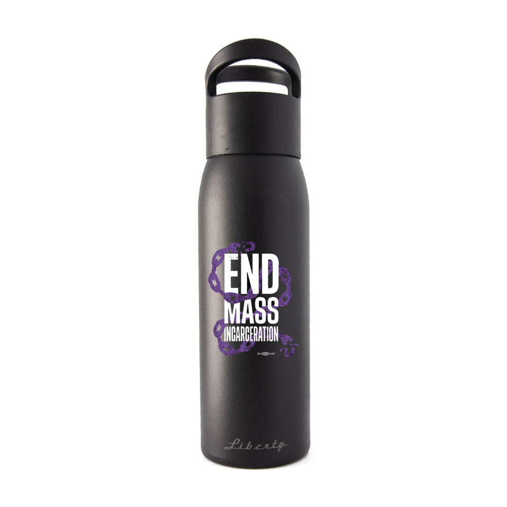 End Mass Incarceration Water Bottle